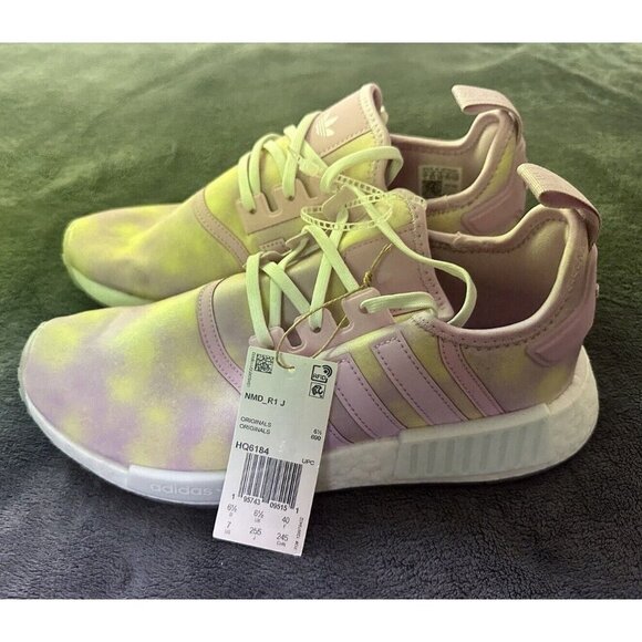 Adidas NMD_R1 J Blilil Originals HQ6184 Running Shoes Womens Sneakers Size 7 New - Picture 4 of 14